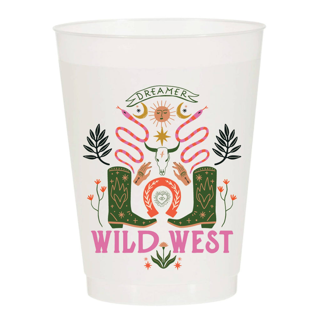 Wild West Frosted Cups - Rodeo: Pack of 6