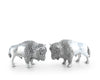 Pewter Bison Salt & Pepper Set