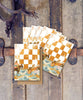 Mini Western Checkered Ranch Greeting Card Set