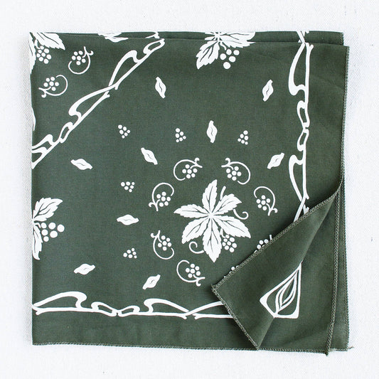 Olive New Leaf Bandana