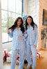 Blue Christmas - Long Pajama Set: S