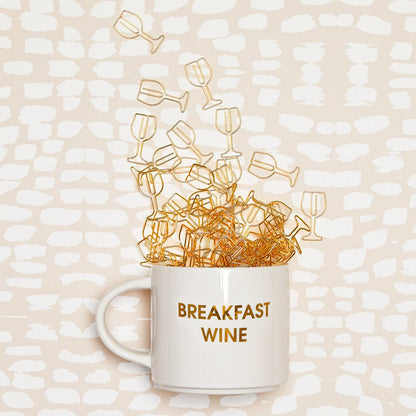 Breakfast Wine - Jumbo Stackable Coffee Tea Mug