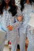 Blue Christmas - Long Pajama Set: M