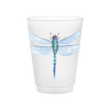 Dragonfly Frosted Cups | Set of 6