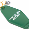 I Wished You Lived Next Door - Hot Stamped Motel Keychain