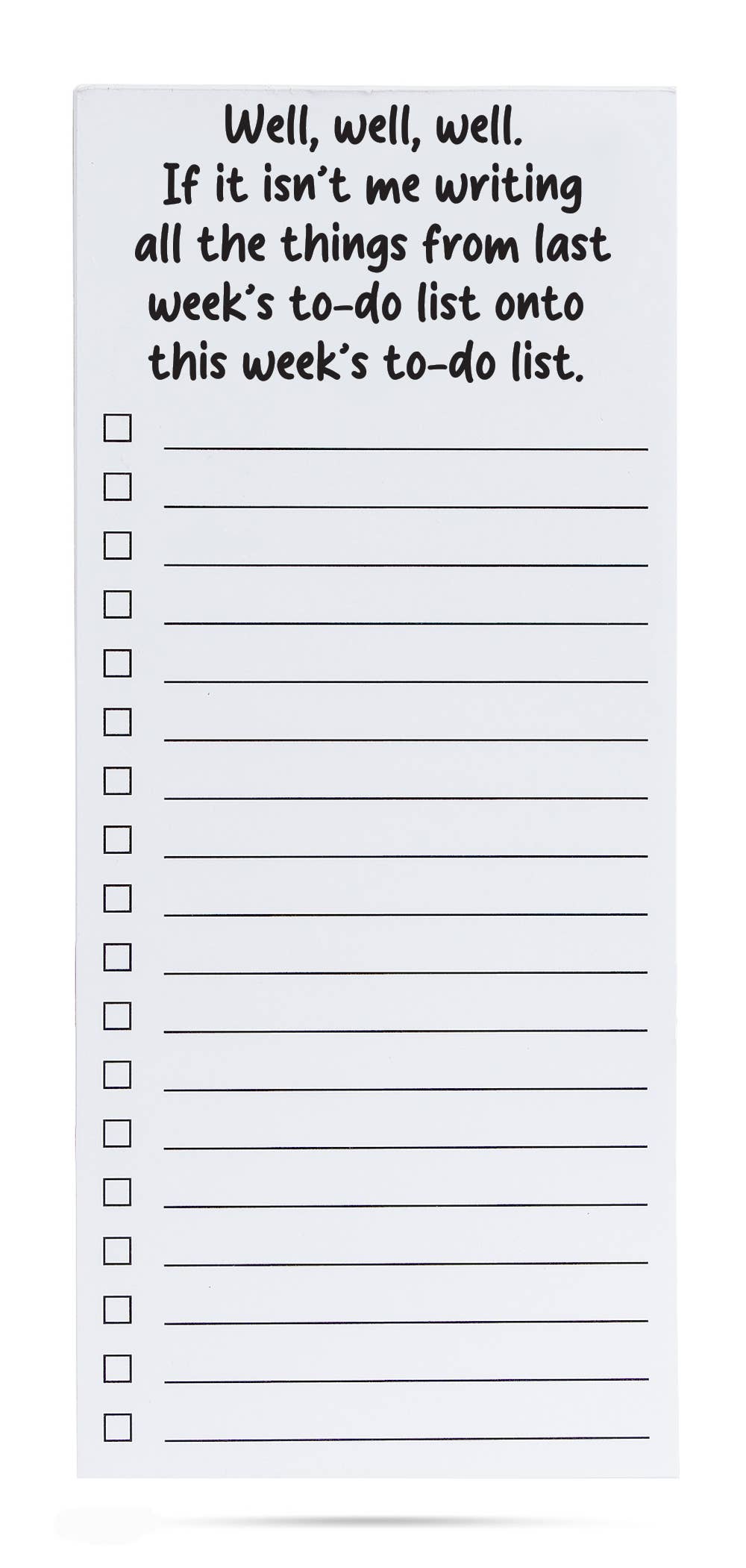 Writing all the thing's printed list pad 50 sheets