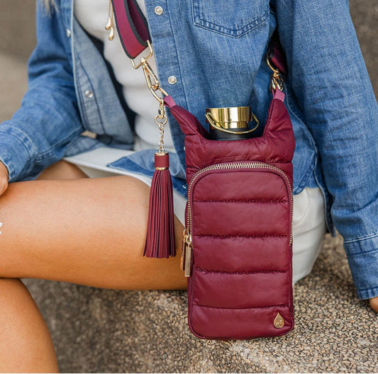 HYDROBAG WATER BOTTLE BAG - DARK CHERRY