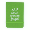 Shit I Don't Want to Forget - Leatherette Pocket Journal