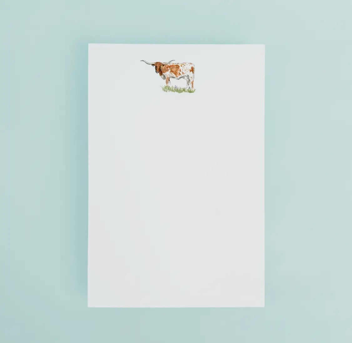 Texas Longhorn Notepad