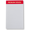 Problem Solver - Lined Notepad - Perforated Sheets - Red