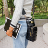 HydroBag Water Bottle Bag -Shiny Black w/Gold