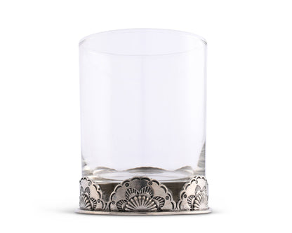 Concho Western Double Old Fashioned Glass