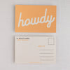 Howdy Postcards:  Black / Individual