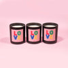 Love Bug LOVE Black Candle