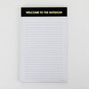 Welcome to the Shitshow Notepad - Black
