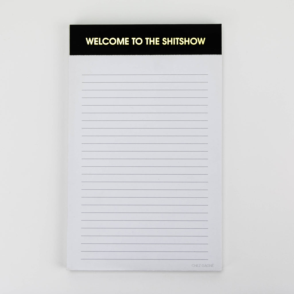 Welcome to the Shitshow Notepad - Black