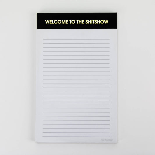 Welcome to the Shitshow Notepad - Black