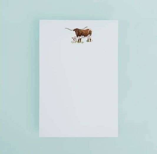 Longhorn Calf Notepad