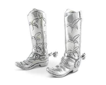 Pewter Cowboy Boot Salt & Pepper Set