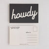 Howdy Postcards:  Black / Individual
