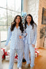 Blue Christmas - Long Pajama Set: S