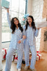 Blue Christmas - Long Pajama Set: M