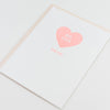 Big Love For You - Friendship Letterpress Greeting Card