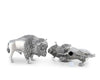 Pewter Bison Salt & Pepper Set