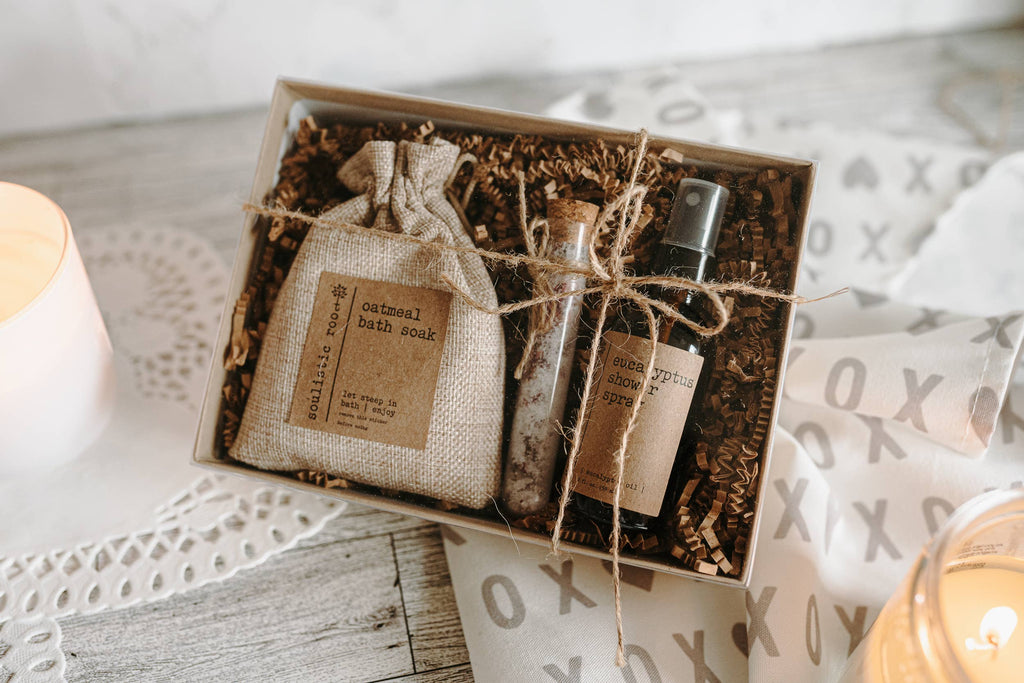 Christmas Spa Gift Set – Rose & Eucalyptus Self Care