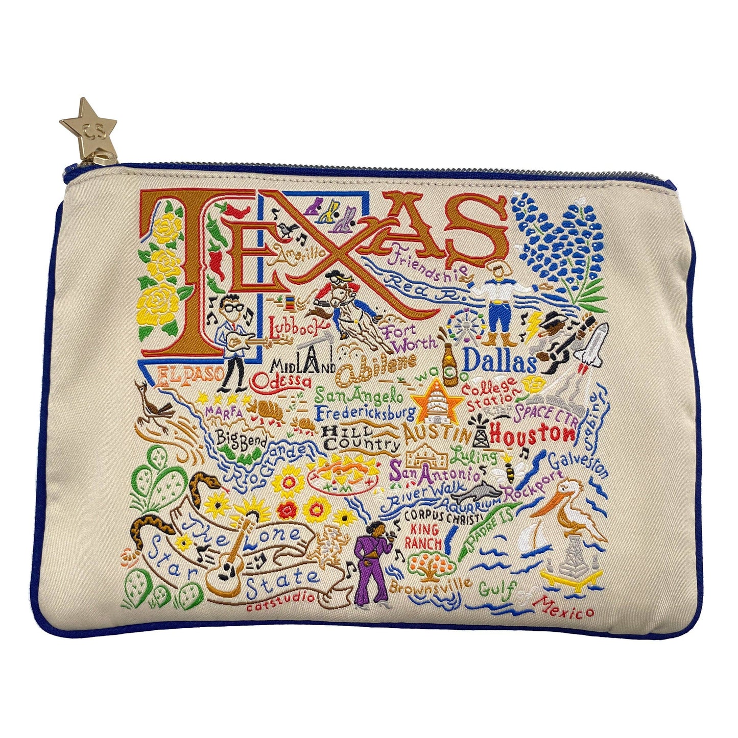 Texas Zip Pouch - Large