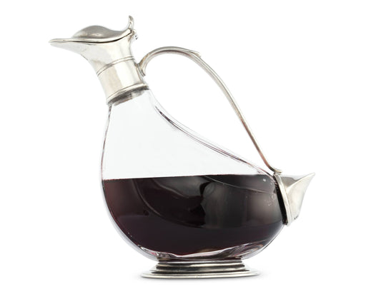 Duck Pewter Wine Decanter