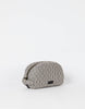 Moon Makeup Bag - Cotton/Black Classic Leather
