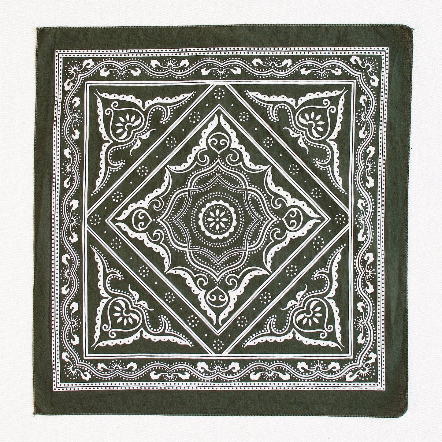 Western Bandana- Olive