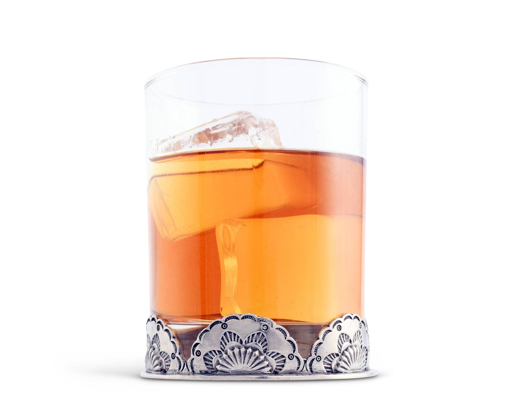 Concho Western Double Old Fashioned Glass