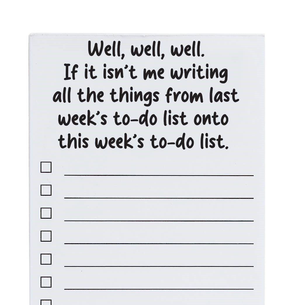 Writing all the thing's printed list pad 50 sheets