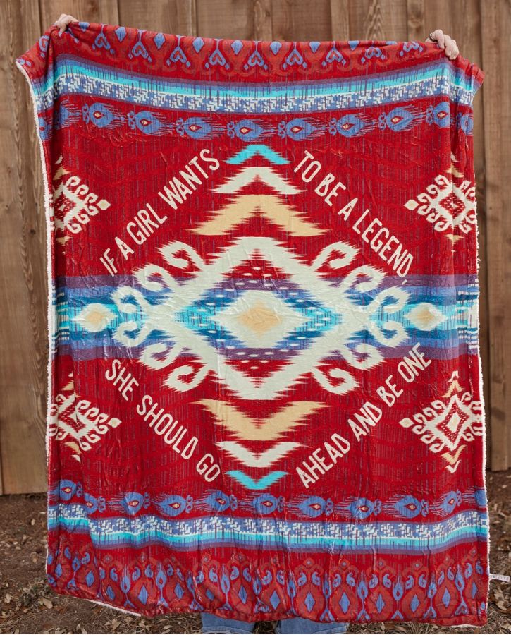 Aztec Legend Sherpa Throw