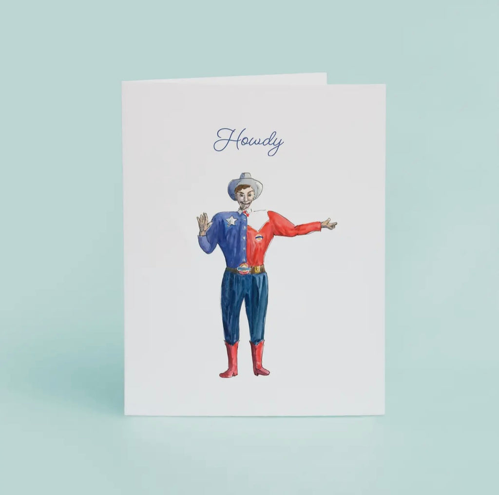 The Texan "Howdy" Greeting Card