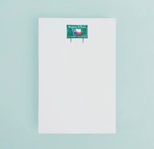 Welcome to Texas Sign Notepad