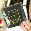 Funkytown Black Napkins w/Gold Foil