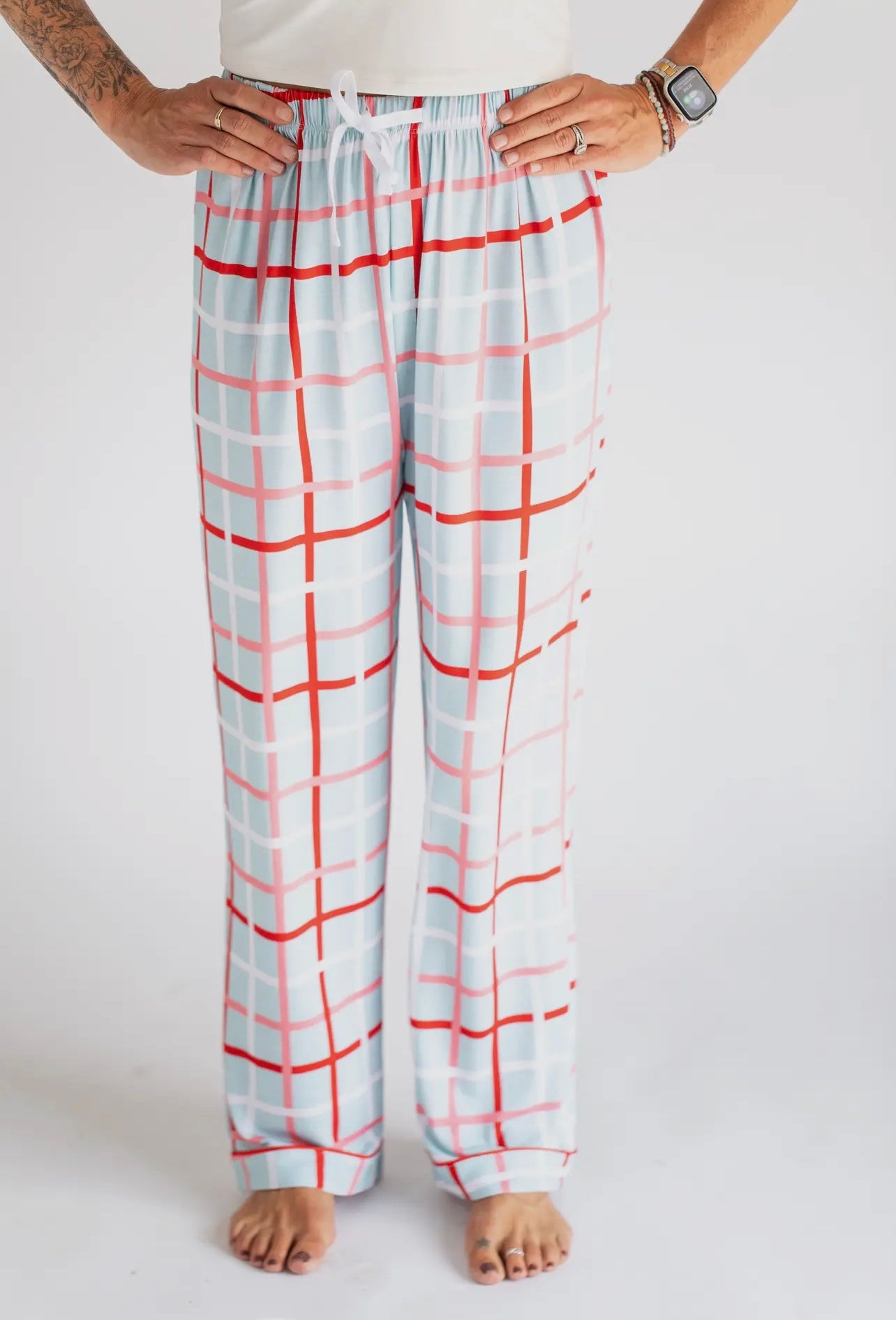 Blue Stripe Pajama Lounge Pant