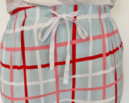 Blue Stripe Pajama Lounge Pant