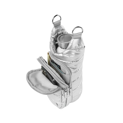 HYDROBAG WATER BOTTLE BAG - SHINY SILVER