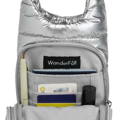 HYDROBAG WATER BOTTLE BAG - SHINY SILVER