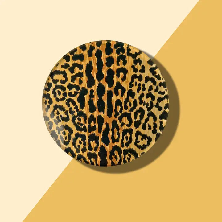 LEOPARD PRINT ACRYLIC COASTER