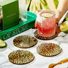 LEOPARD PRINT ACRYLIC COASTER