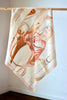 Western Vintage Cowgirl and Horse Portrait Silk Wild Rag