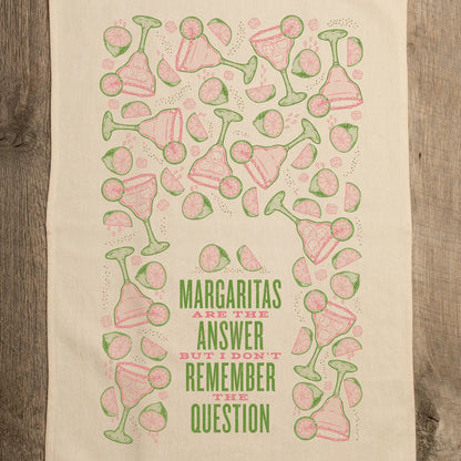 MARGARITAS ARE THE ANSWER KITCHEN TOWEL