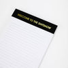 Welcome to the Shitshow Notepad - Black