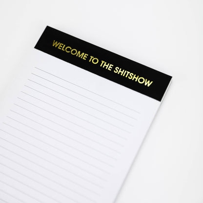Welcome to the Shitshow Notepad - Black