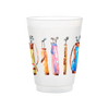 Golf Bags Frosted Cups | Set of 6